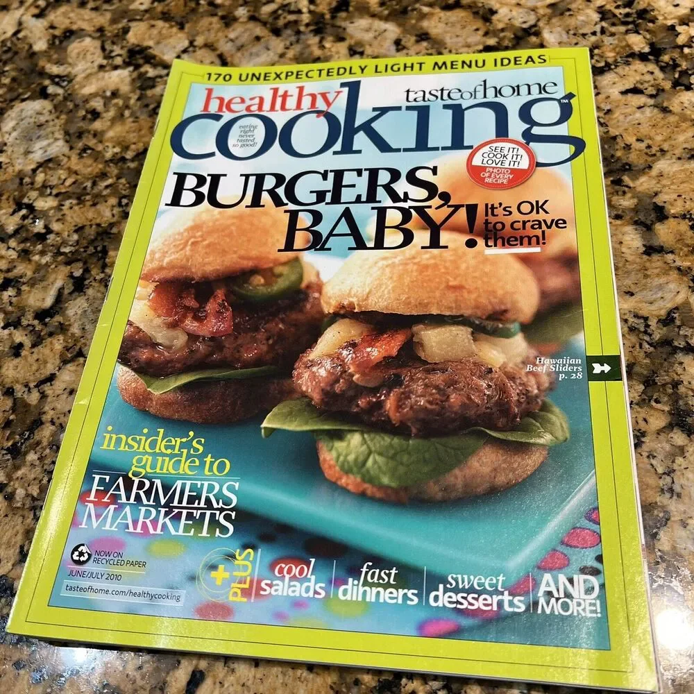 Lot of Taste of Homes Healthy Cooking Recipe Magazines 2010 Back Issue Set Of 6